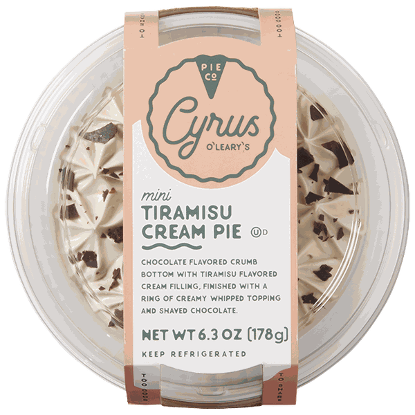 Mini Tiramisu Cream Pie